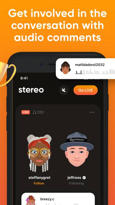 Stereo: Discover Live Podcasts Captura de pantalla de la aplicación #5