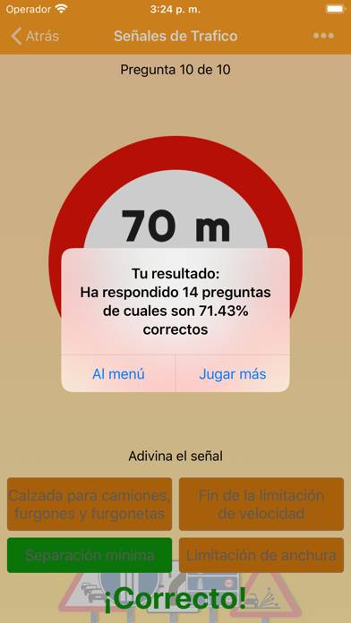 Señales de Trafico de la DGT Captura de pantalla de la aplicación