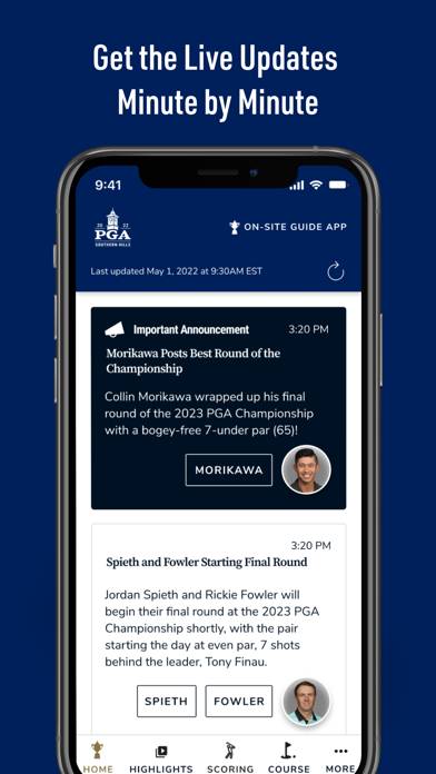 PGA Championships Official App Capture d'écran de l'application #5
