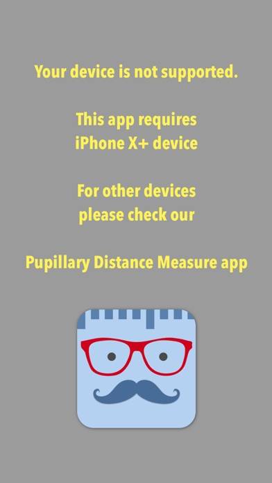 Pupillary Distance Measure X Captura de pantalla de la aplicación #1