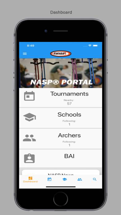 NASP Portal App screenshot