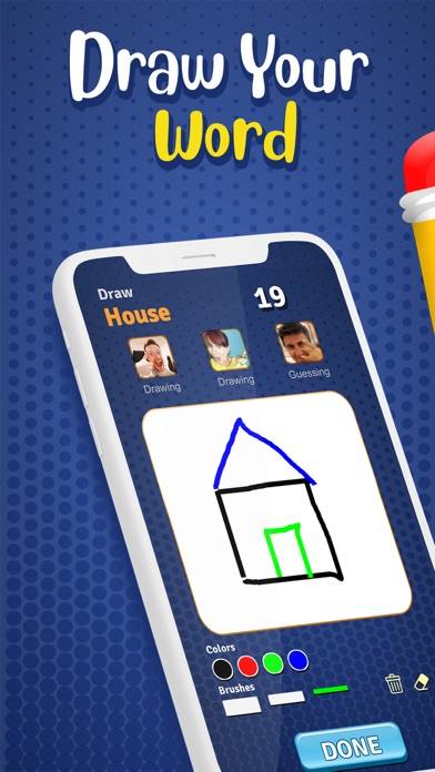 Draw With Friends Multiplayer Captura de pantalla de la aplicación #1