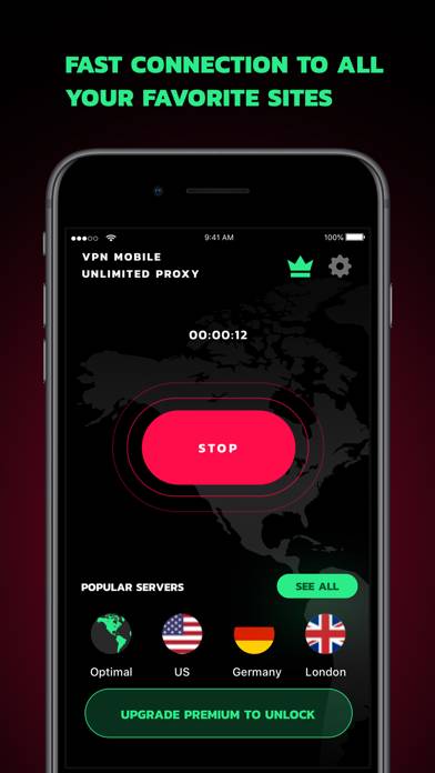 VPN Mobile Unlimited Proxy App screenshot #3