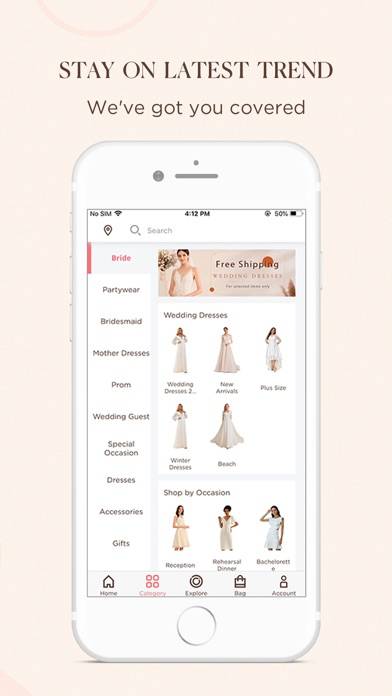 JJsHouse:Bridesmaid Dresses App skärmdump #2