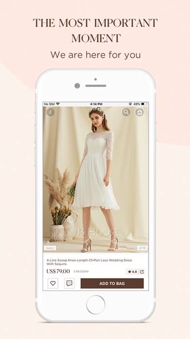 JJsHouse:Bridesmaid Dresses App skärmdump #5