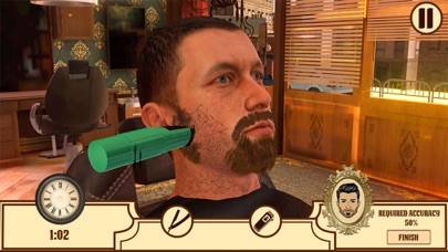Barber Shop Hair Saloon Sim 3D Captura de pantalla de la aplicación #1