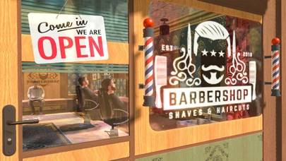 Barber Shop Hair Saloon Sim 3D Schermata dell'app #2