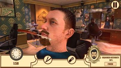 Barber Shop Hair Saloon Sim 3D Capture d'écran de l'application #3