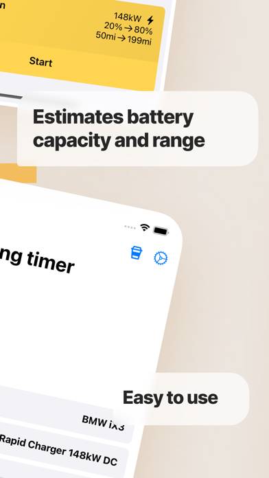 Kilowatt – Electric Car Timer App skärmdump