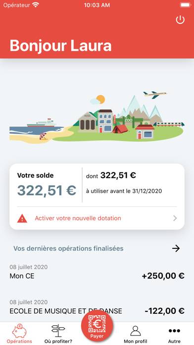 Chèque-Vacances App screenshot #1