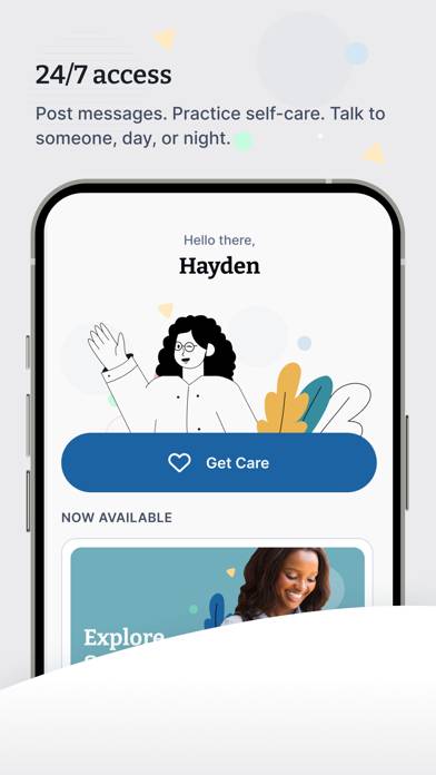 TimelyCare Health & Well-being App screenshot