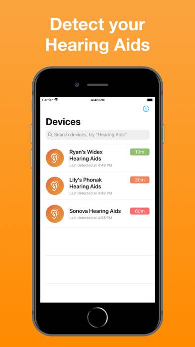 Find Lost Hearing Aids App skärmdump #2