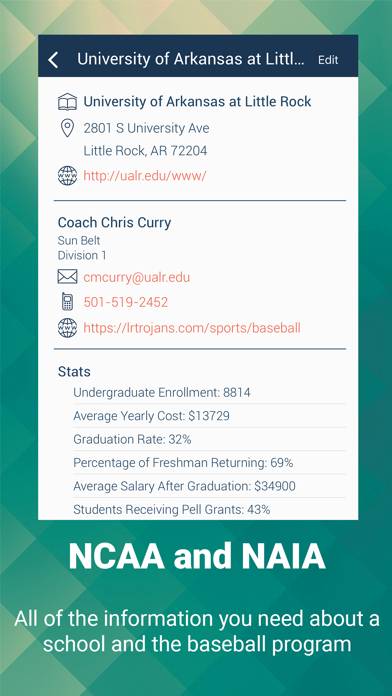 Baseball Bound App screenshot