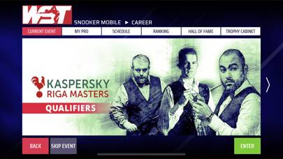 Téléchargement de l'application WST Snooker