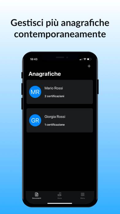 AutoCert19 Autocertificazione Schermata dell'app