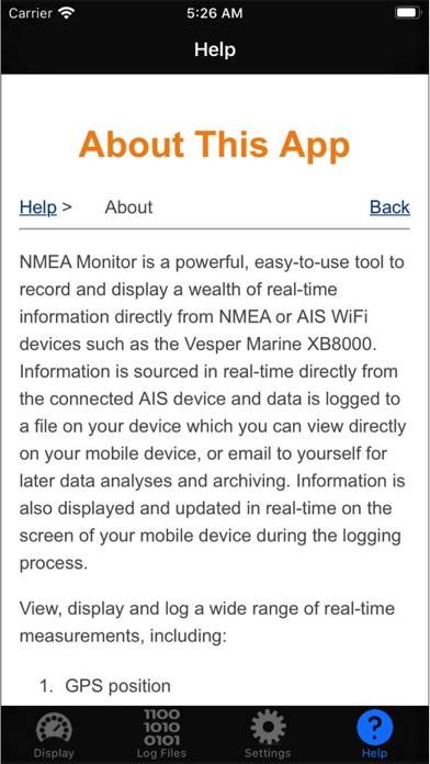 NMEA Monitor Capture d'écran de l'application #6