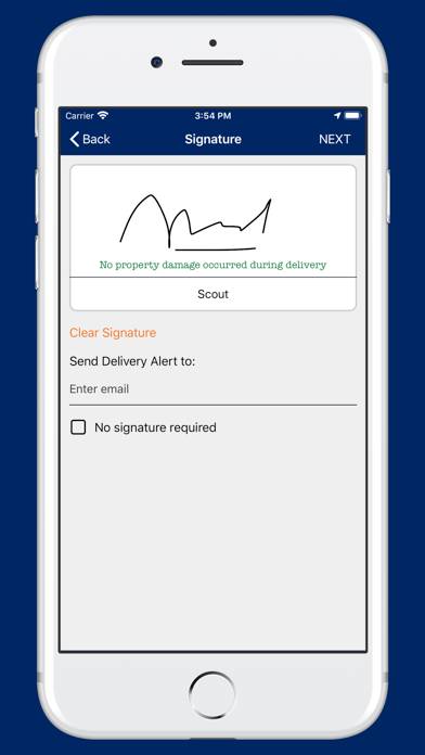 Dsv Delivery App skärmdump