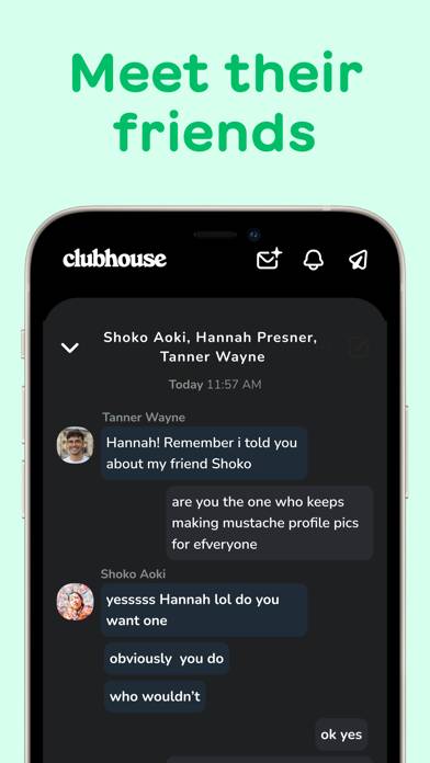 Clubhouse App skärmdump #3