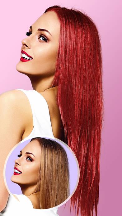 Hair Color Changer: Dye Style Schermata dell'app #1