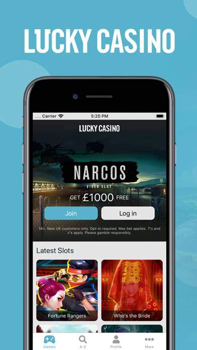 Lucky Casino App-Screenshot #1