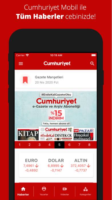 Cumhuriyet App screenshot #1
