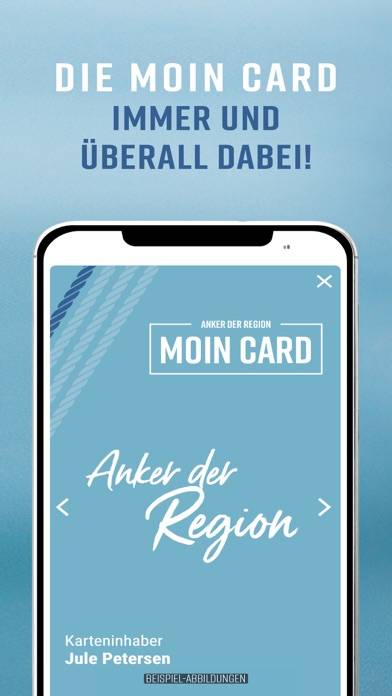 Moin-card App-Screenshot