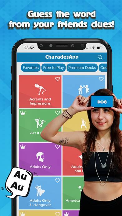 CharadesApp - Word Party Game immagine dello schermo