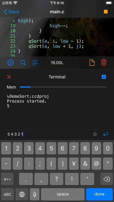 C Code Develop App screenshot #1
