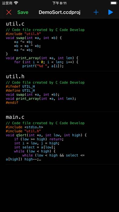 C Code Develop App screenshot #3