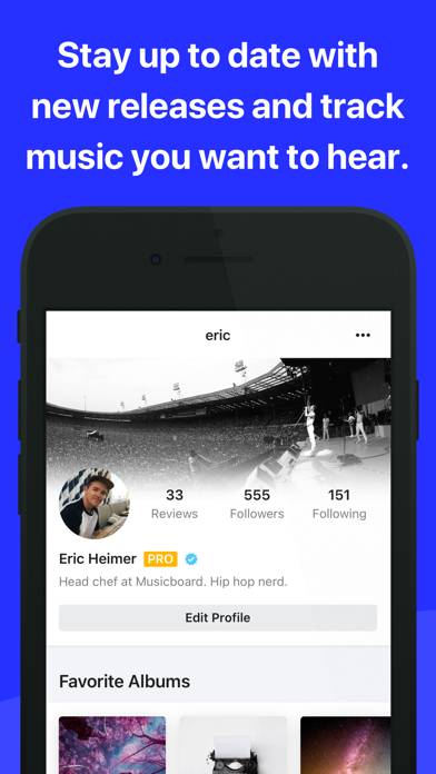 Musicboard: Music Reviews App screenshot