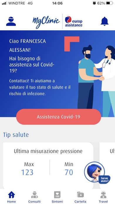 MyClinic Schermata dell'app #3