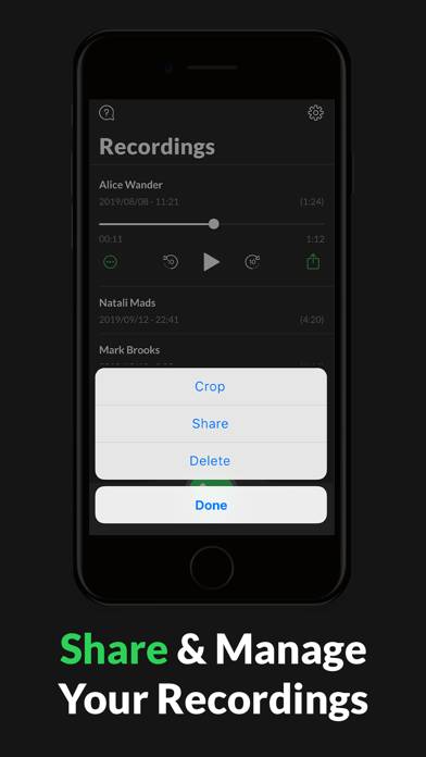 Call Recorder for iPhone. Schermata dell'app #2