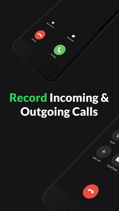 Call Recorder for iPhone. Schermata dell'app #3