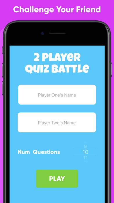 2 Player Quiz App skärmdump #1
