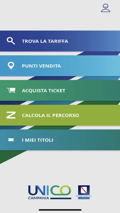 UNICO Campania app Schermata dell'app #1