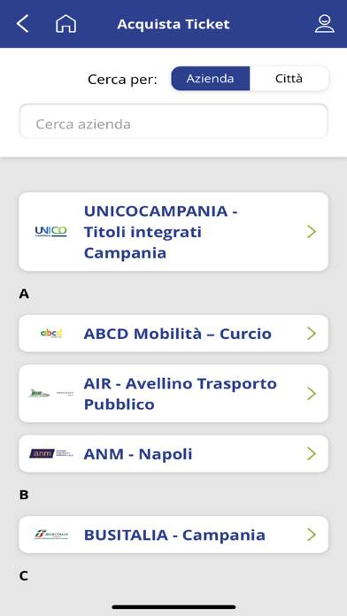 UNICO Campania app Schermata dell'app #2