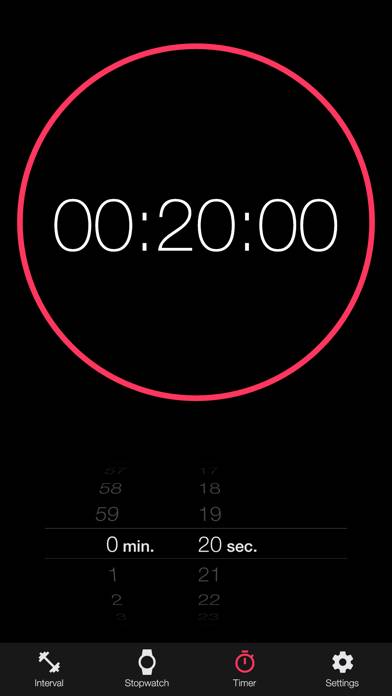 Interval tabata timer App screenshot #2