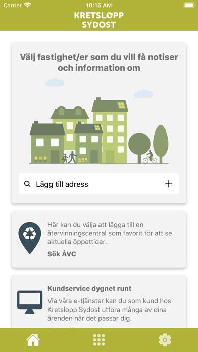 Kretslopp Sydost skärmdump