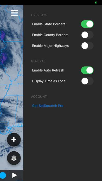 SatSquatch App-Screenshot