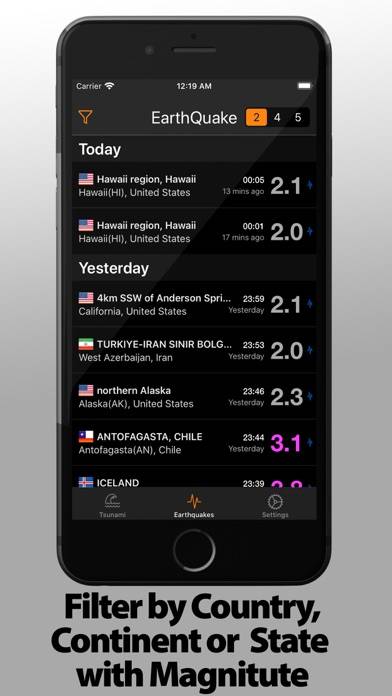 EarthQuake plus Schermata dell'app #5