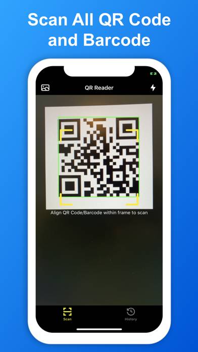 SkyBlueScan: QR Code Scanner App screenshot #1