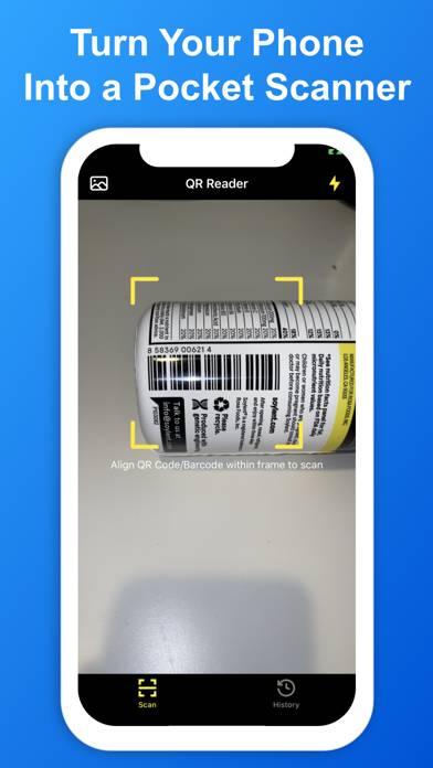 SkyBlueScan: QR Code Scanner App screenshot #2