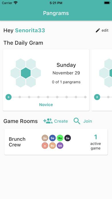 Pangrams App screenshot #4