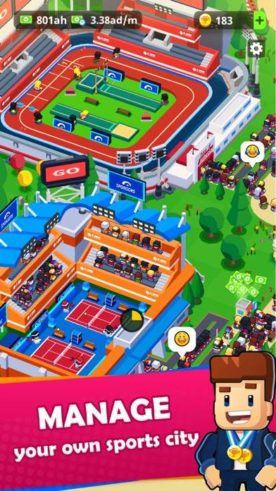 Sports City Tycoon: Idle Game Capture d'écran de l'application #1