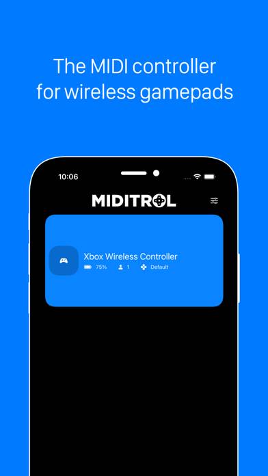 Miditrol screenshot