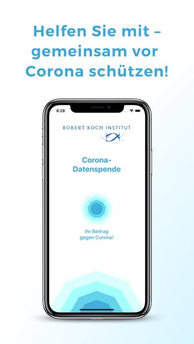Corona-Datenspende App-Screenshot #1
