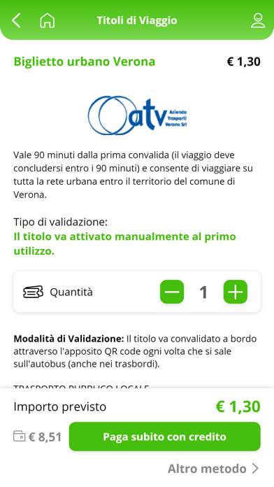 Ticket Bus Verona App screenshot #3