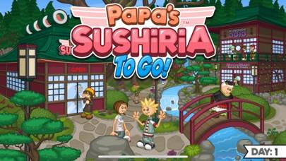 Papa's Sushiria To Go! App screenshot #1