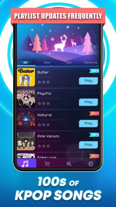 Kpop Hop: Magic Music Tiles! Captura de pantalla de la aplicación #1