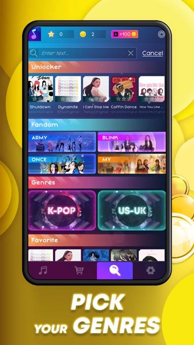 Kpop Hop: Magic Music Tiles! Captura de pantalla de la aplicación #6